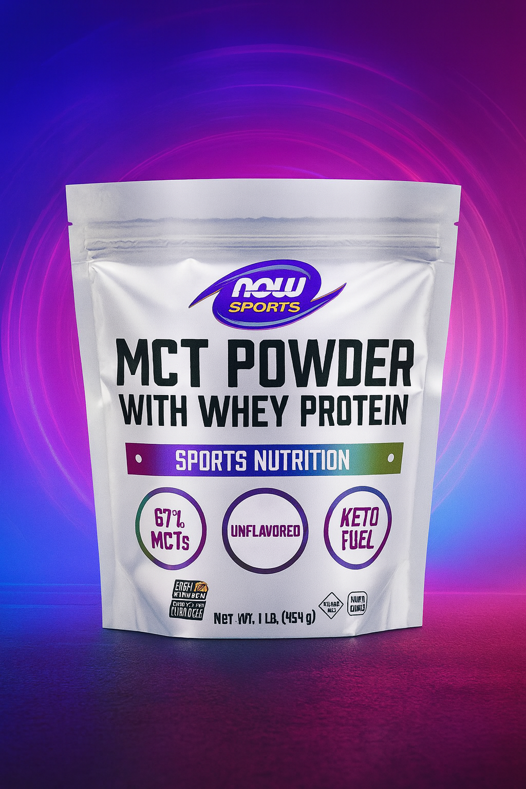 NOW Sports Keto Fuel Review: MCT Powder + Whey Protein in One Scoop