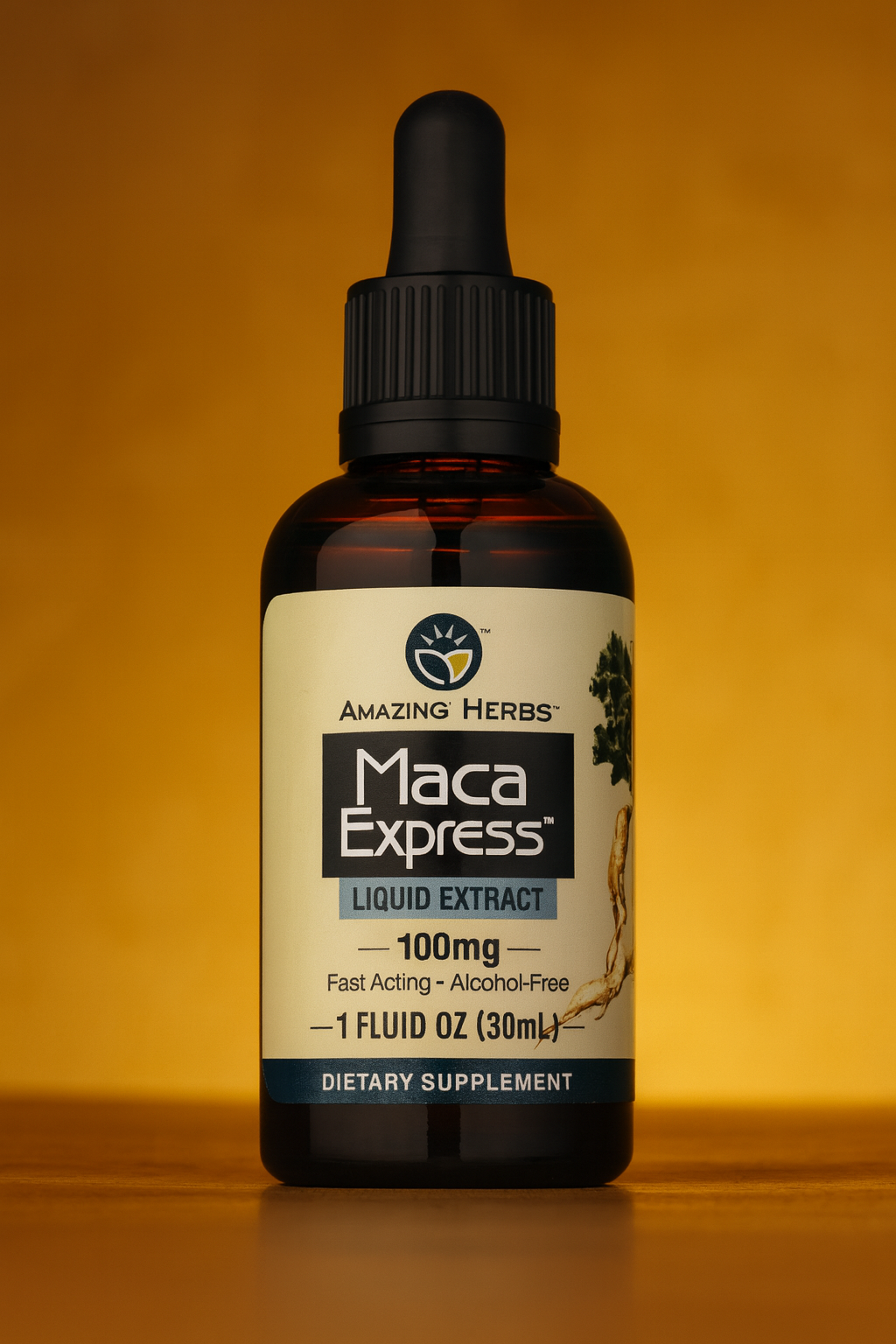 Amazing Herbs Maca Express™ Liquid Extract (Alcohol-Free)