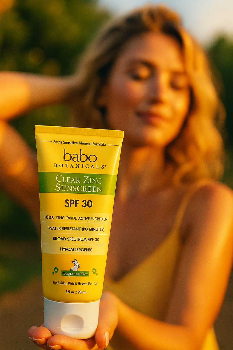 Babo Botanicals Sheer Zinc Mineral Sunscreen SPF30 Review – Gentle Vegan Sun Protection for Sensitive Skin