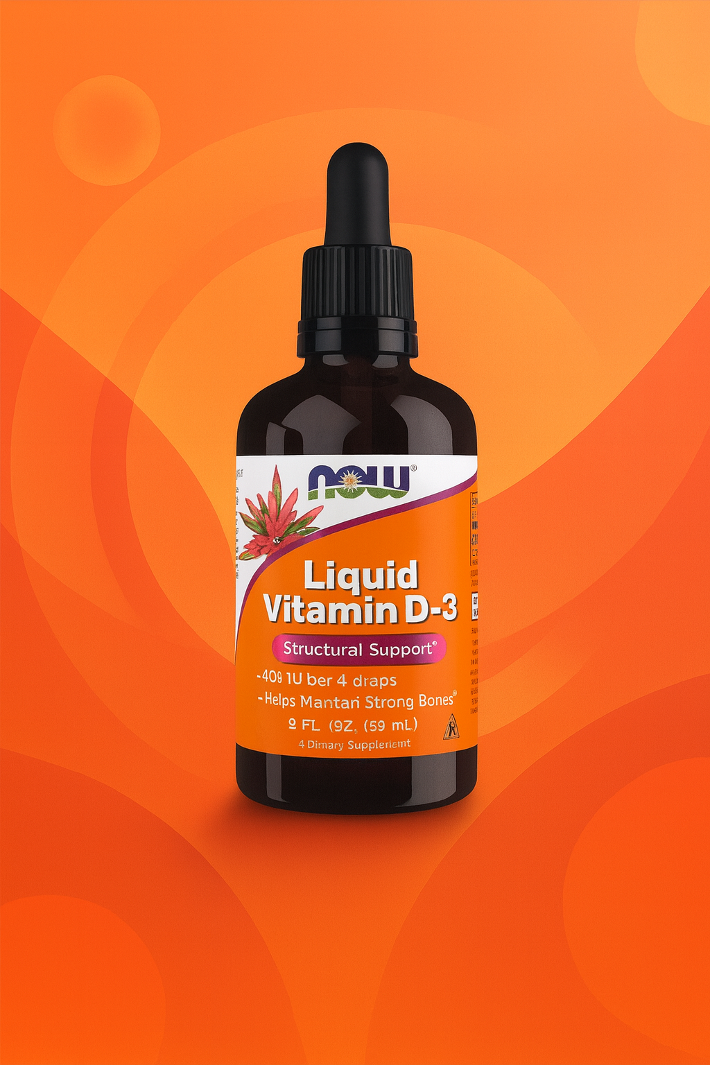 NOW Liquid Vitamin D-3 Review (2 oz): Flexible Dosing for Bone & Immune Support