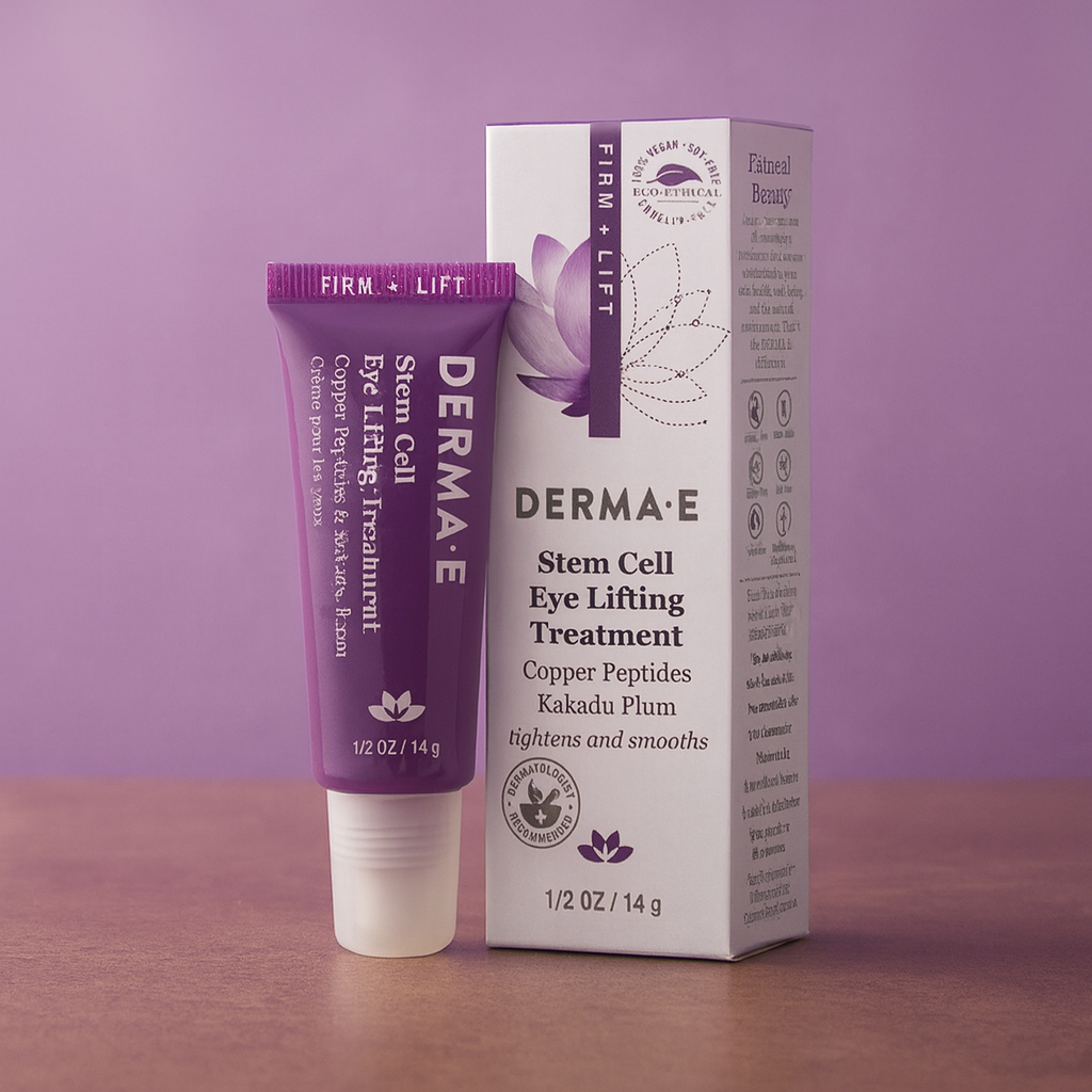 Derma E Stem Cell Eye Lifting Treatment – Vegan Firming & Smoothing for Delicate Eyes