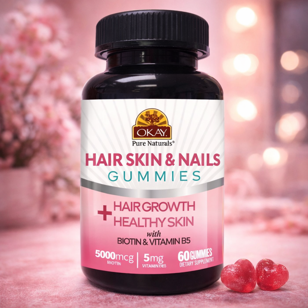 Okay Hair Skin & Nails Gummies 60ct – Complete Review & Ingredient Breakdown