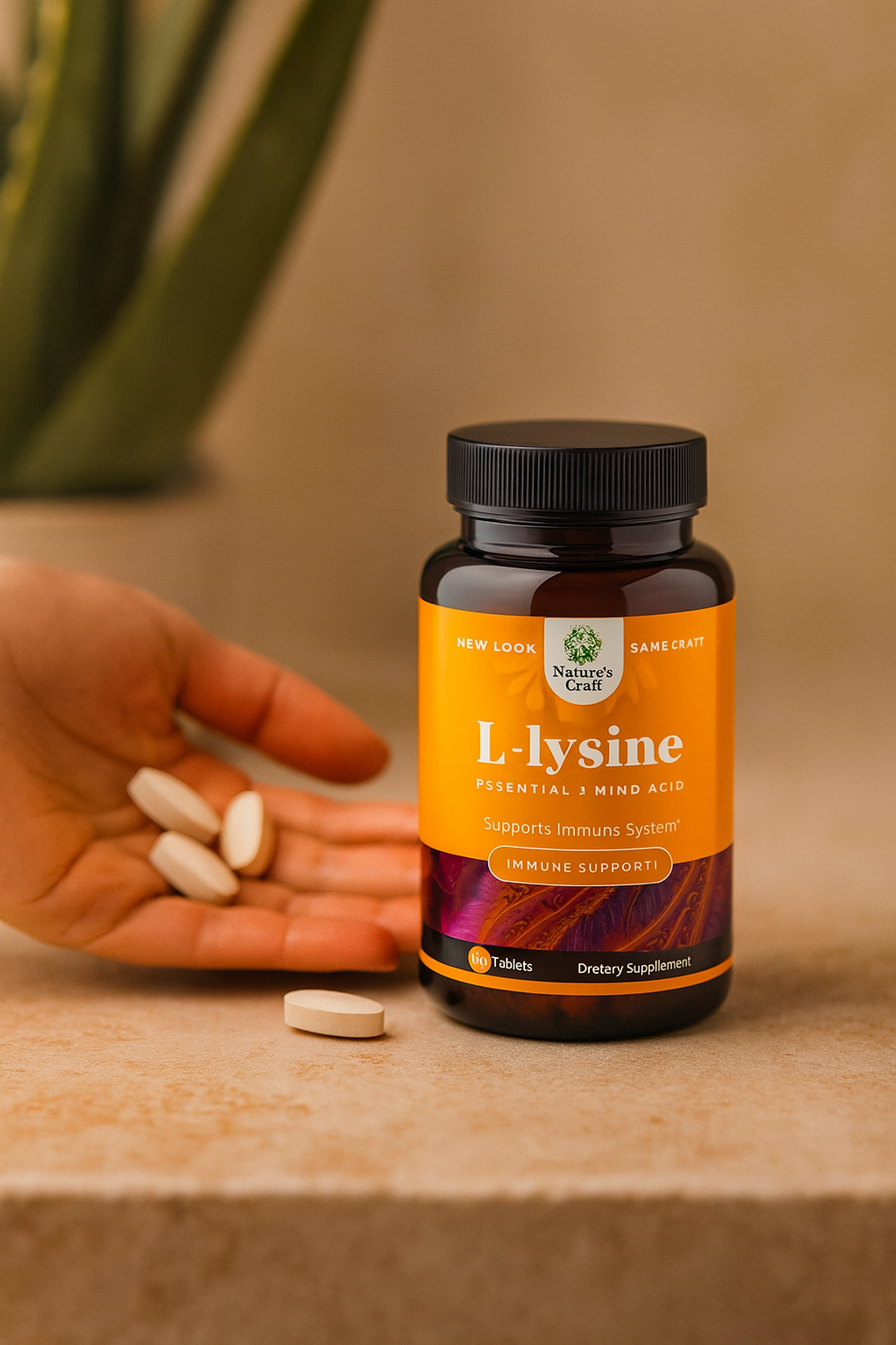 Nature’s Craft L-Lysine 1000mg Review: Daily Amino Support for Collagen & Immunity