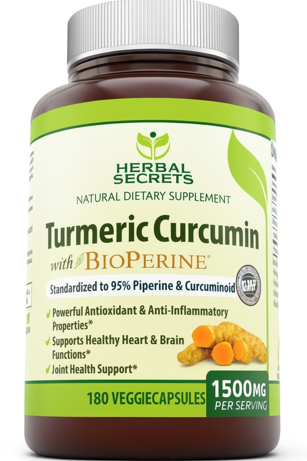 Herbal Secrets Turmeric Curcumin + BioPerine Review: Does It Deliver?