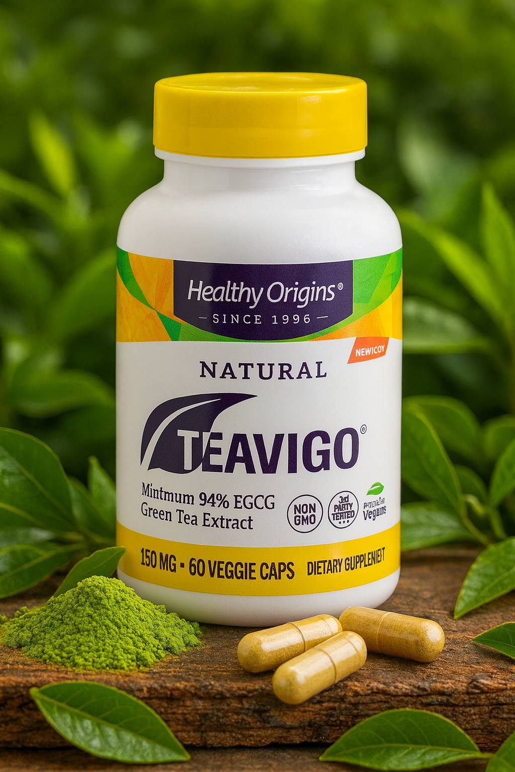 Healthy Origins Teavigo® 150 mg Green Tea Extract Review Pure EGCG in Veggie Capsules