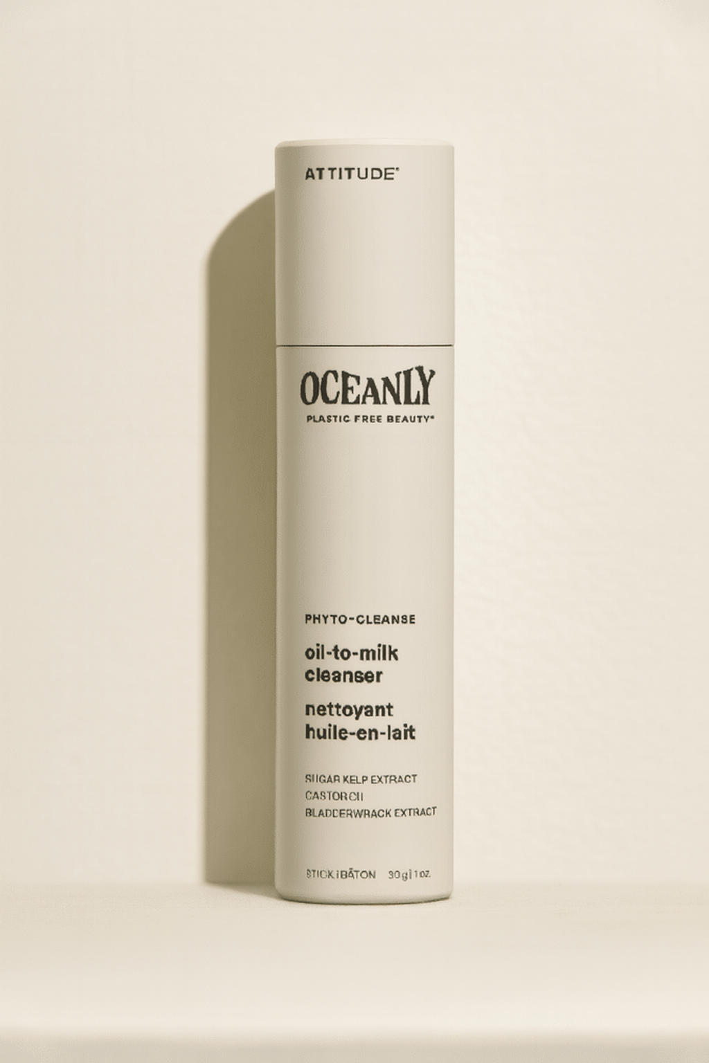 ATTITUDE Oceanly PHYTO-CLEANSE Solid Oil-in-Milk Cleanser Review (1 oz) – Gentle, Eco-Friendly & Sensitive-Skin Safe