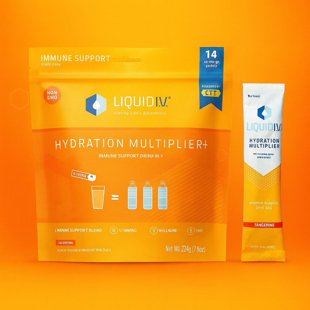 Liquid I.V. Hydration Multiplier + Immune Support Review: Fast Hydration & Vitamin Boost in Every Stick