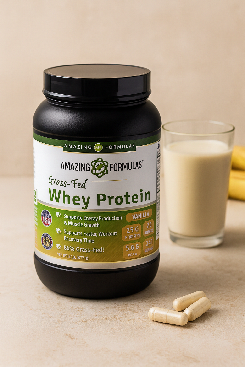 Is the Amazing Formulas Grass-Fed Whey Protein Worth It? Full Review