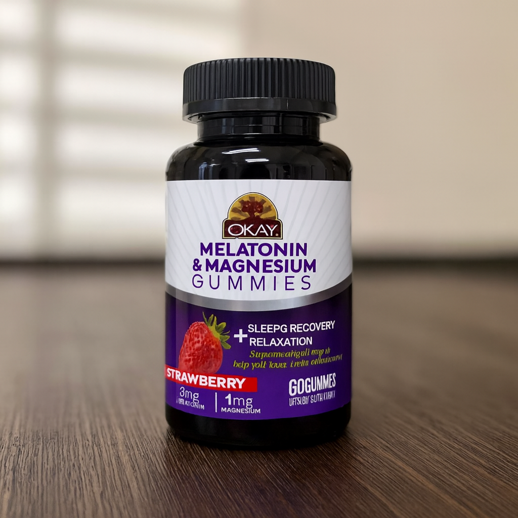 Strawberry Melatonin & Magnesium Gummies: Natural Sleep Support for Restful Nights         Ask ChatGPT