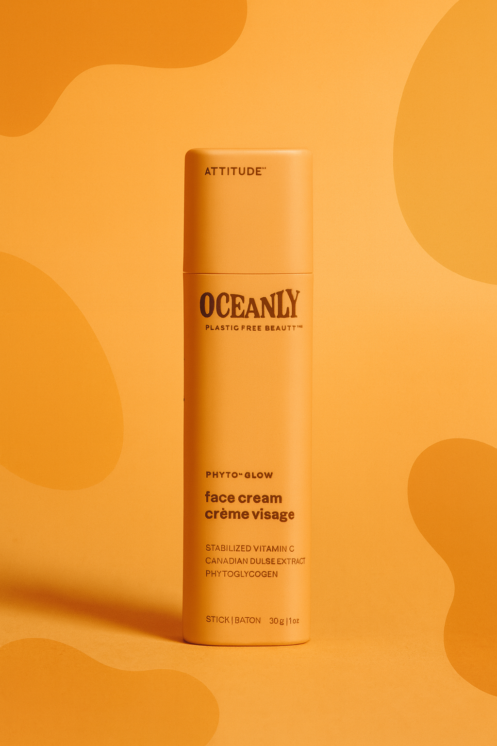 ATTITUDE Oceanly PHYTO-GLOW Face Cream Review — Vitamin C Solid Moisturizer