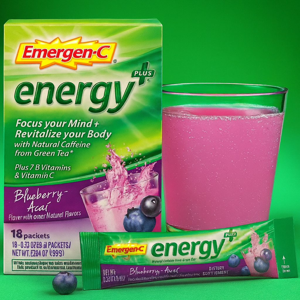 Emergen-C Energy+ Blueberry Acai — Review, Effects & Real Feedback