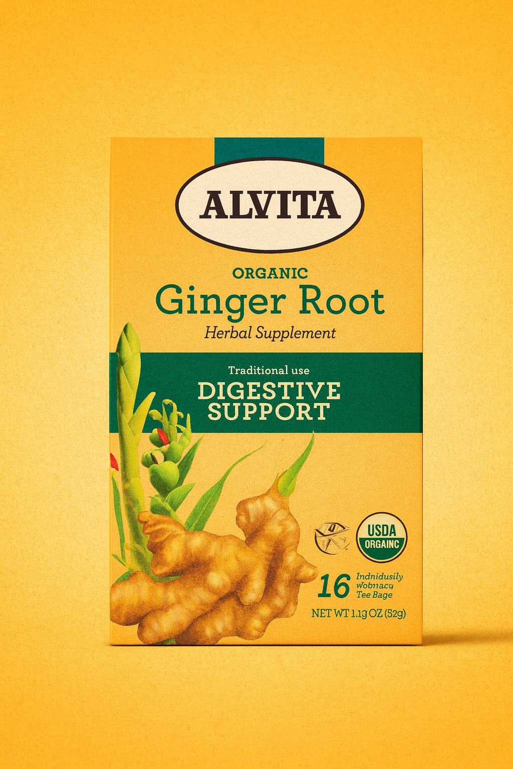 Alvita Organic Ginger Root Tea Review — Natural Digestive Support in Every Cup