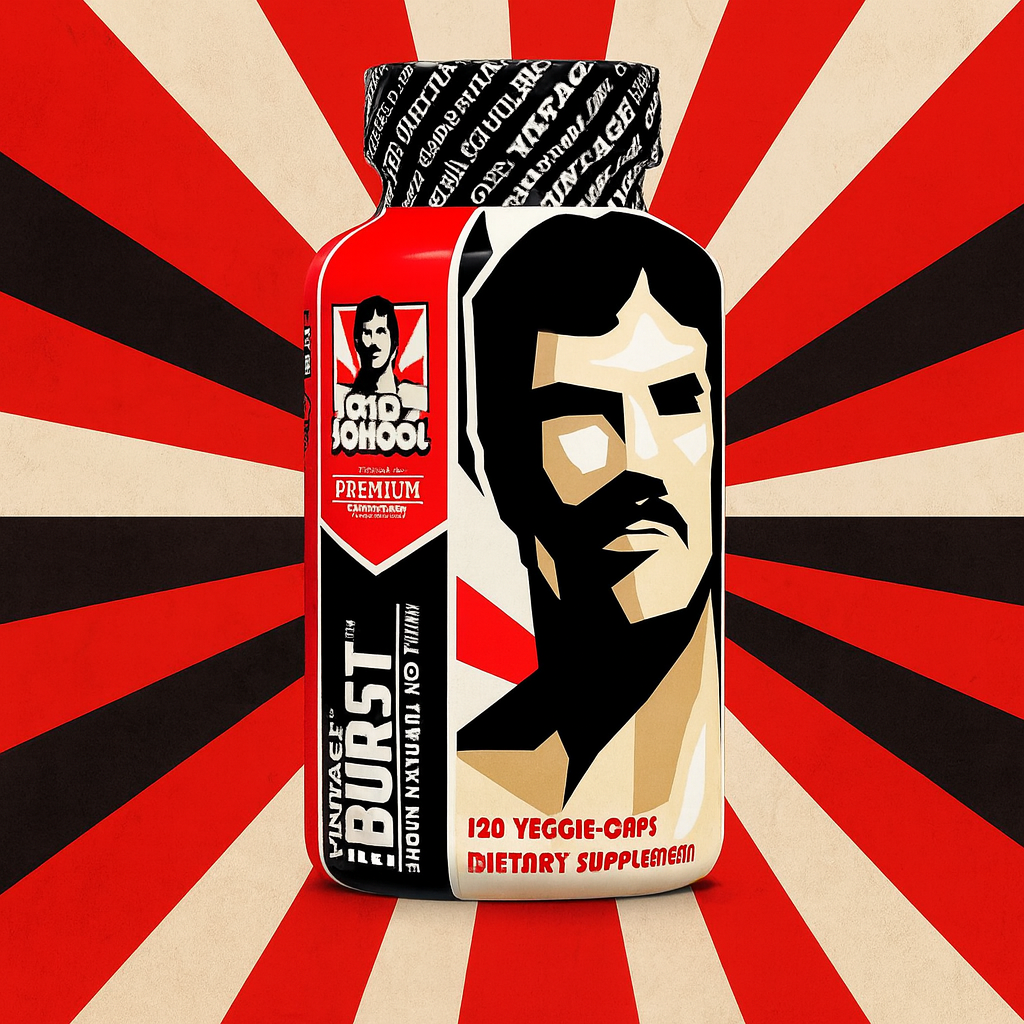 Old School Vintage Burst: Nitric Oxide Muscle Pump for Extreme Strength & Vascularity