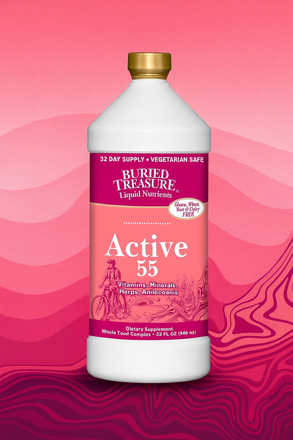 Buried Treasure Active 55 Review: Liquid Multivitamin for Adults 55+