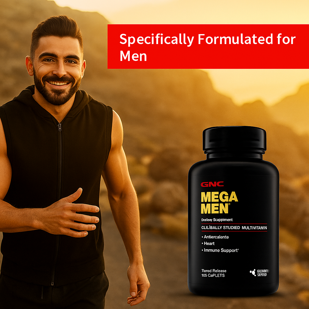 GNC Mega Men Timed-Release Antioxidant Support Review – All-Day Nutrient Coverage for Men’s Health