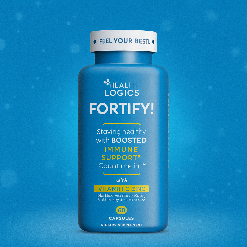 Health Logics Fortify Vitamin C + Zinc Review — 60 Capsules Immune Support