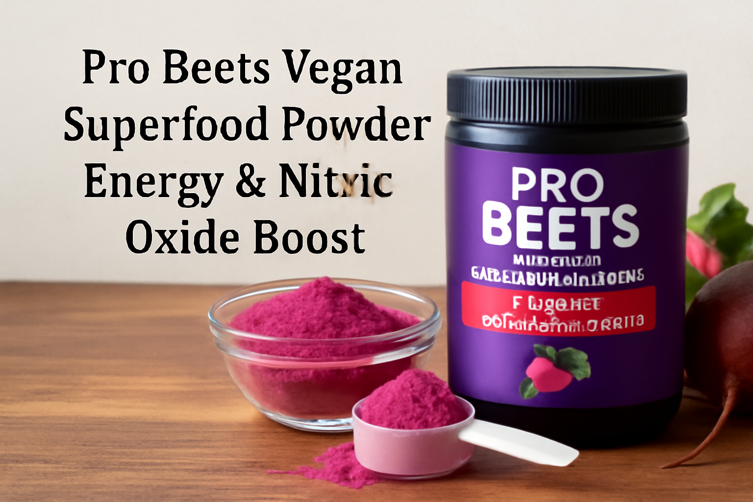 Supercharge Your Workouts & Heart Health with Pro Beets Vegan Superfood Powder