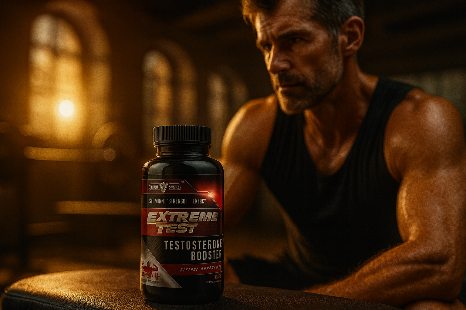 Extreme Test Maximum Strength Testosterone Booster – High-Power Stamina & Strength Support