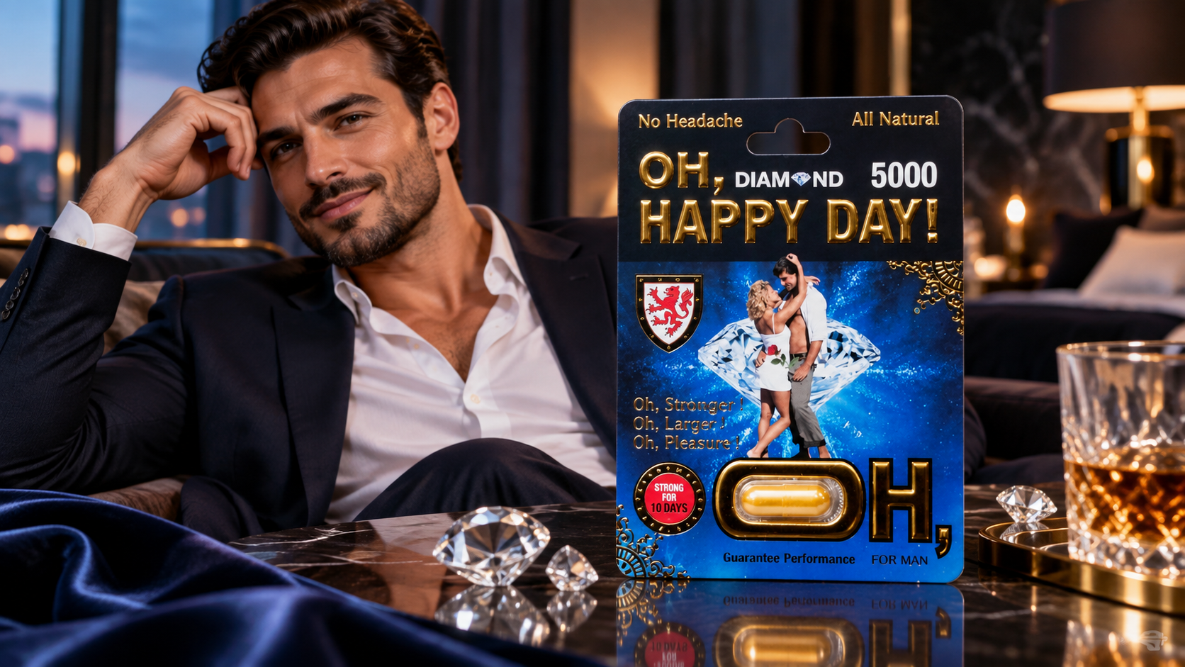 Oh Happy Day Diamond 15000 Pill Review: Benefits, Use & Safety
