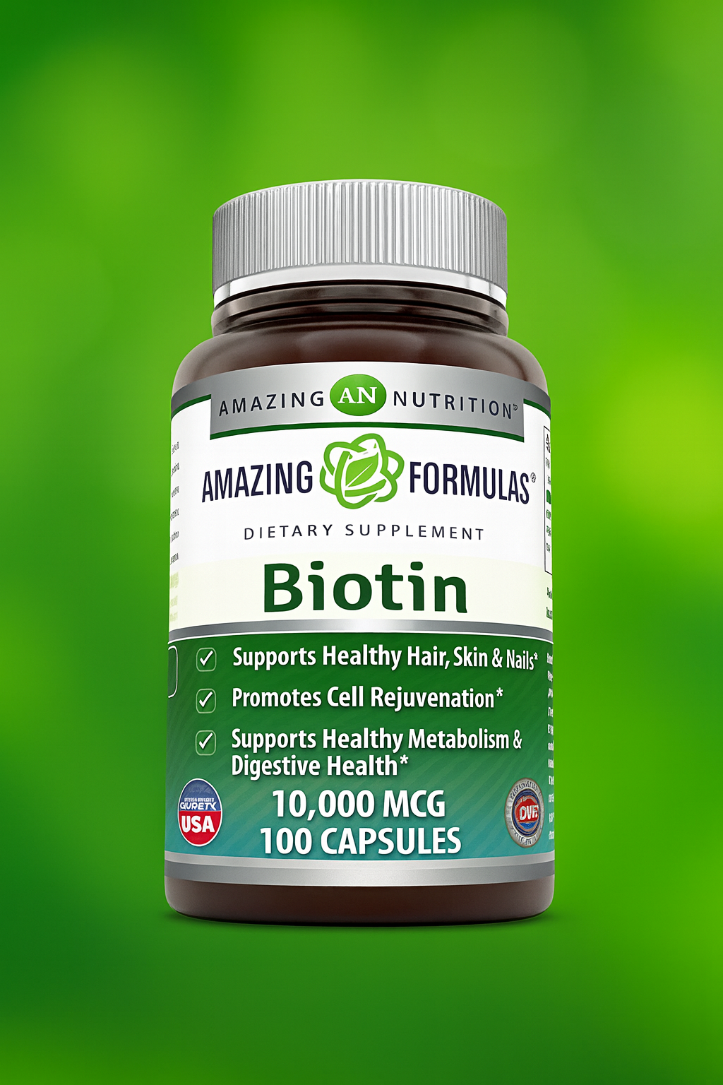 Biotin 10,000 mcg: The Ultimate Supplement for Stronger Hair, Skin & Nails