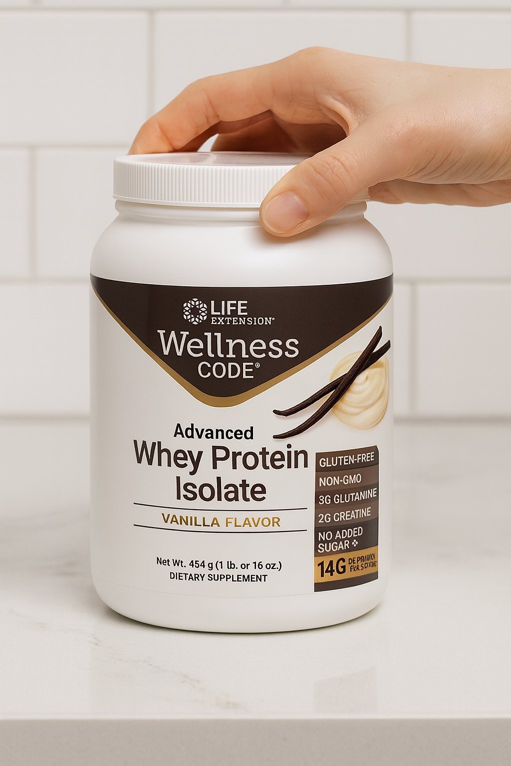 In-Depth Review: Life Extension Wellness Code® Whey Protein Isolate (Vanilla) – 20 Servings