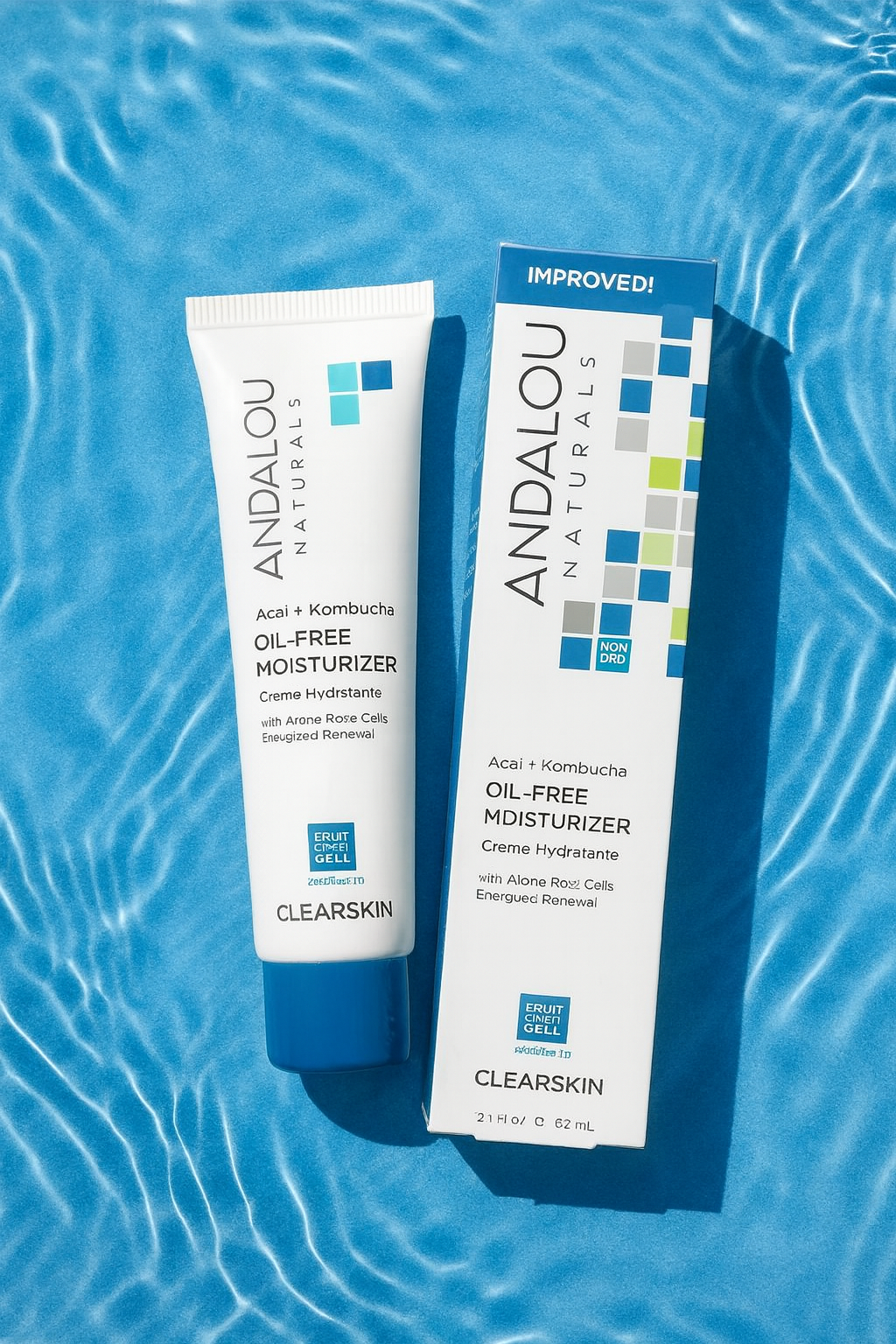 Andalou Naturals Clear Skin Acai + Kombucha Oil-Free Moisturizer Review (2.1 fl oz) – Lightweight Hydration for Acne-Prone Skin