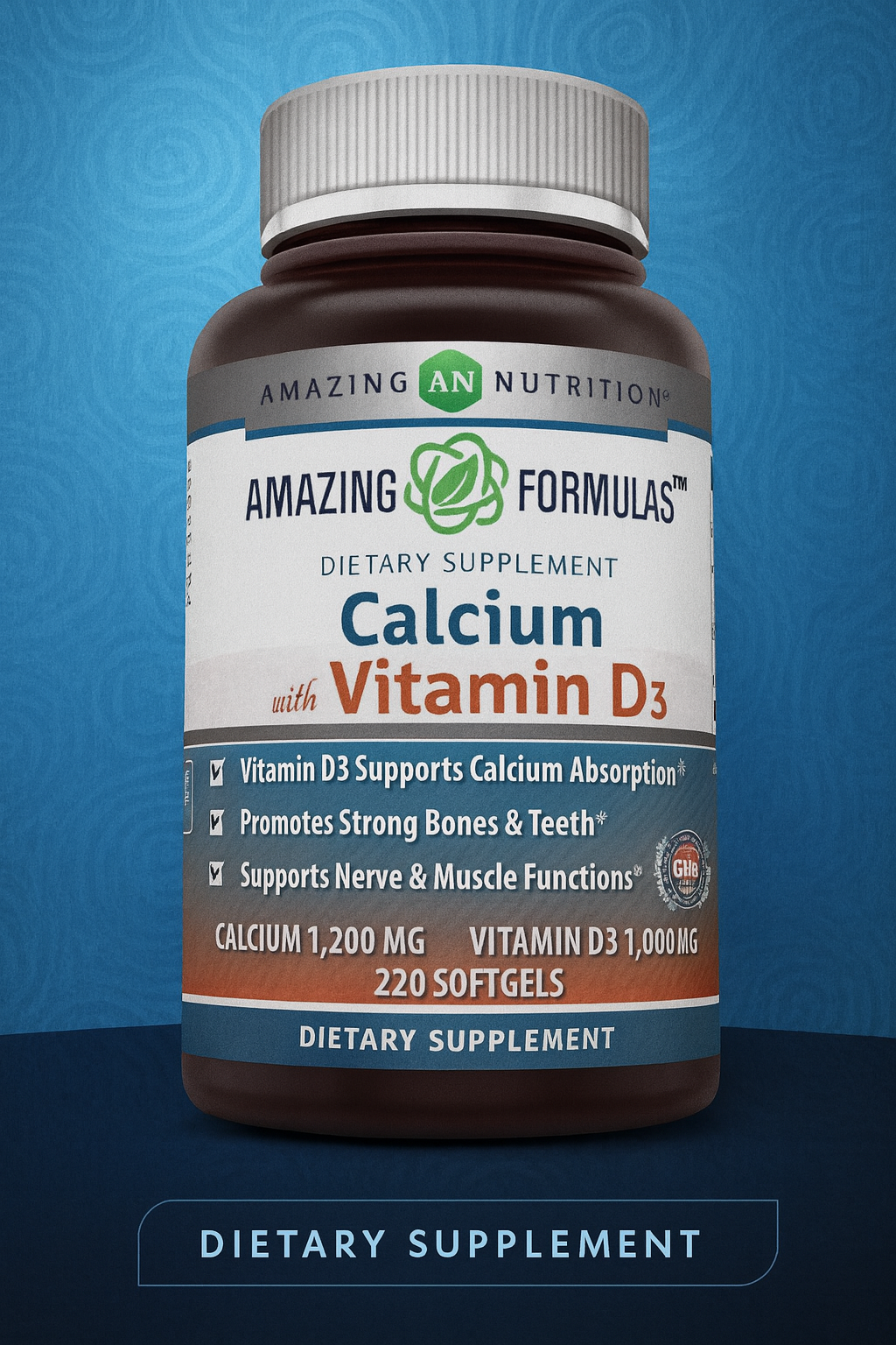 Amazing Formulas Calcium + Vitamin D3 Review (220 Softgels)