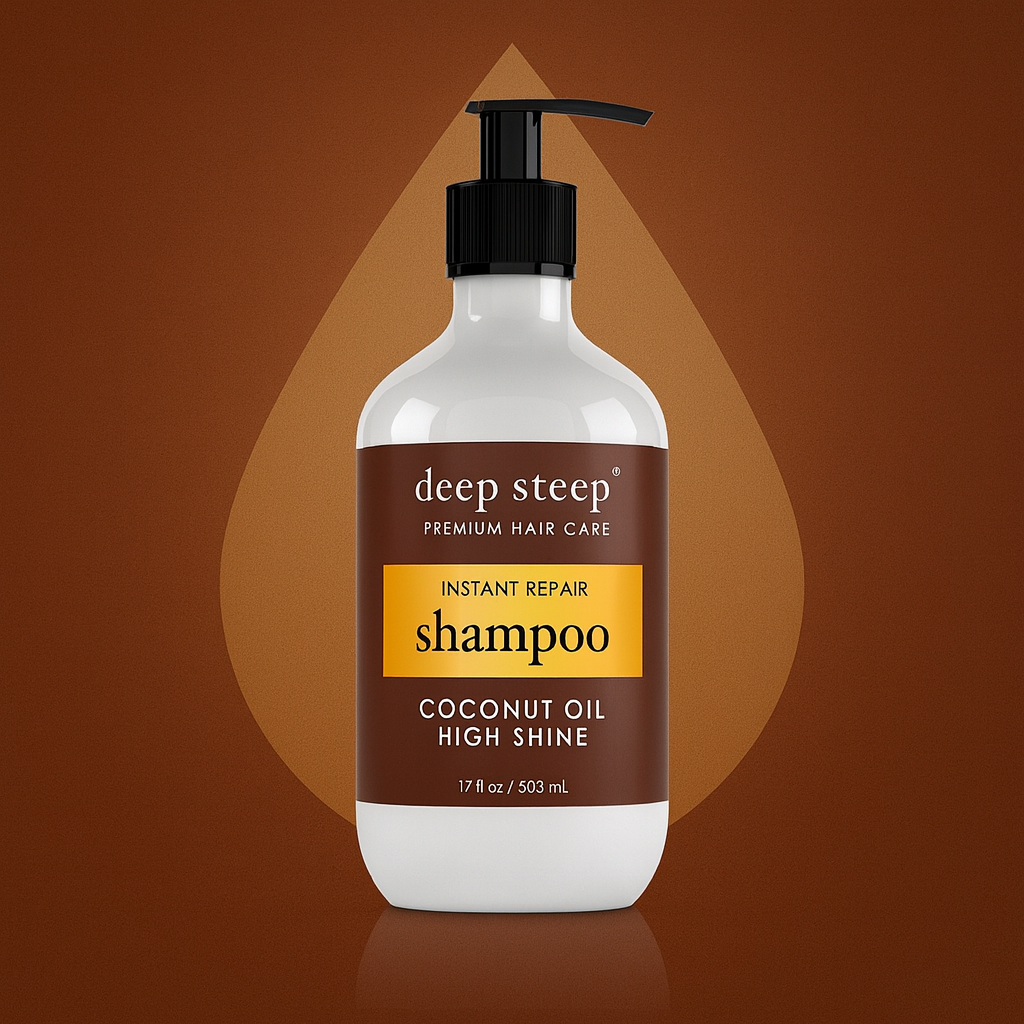 Deep Steep Shampoo Review – Shine, Repair & Coconut Oil Benefits