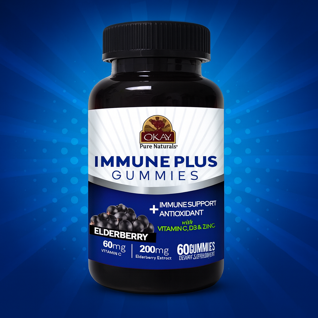 Okay Pure Naturals Immune Plus Gummies Review: Elderberry Boost for Your Immunity