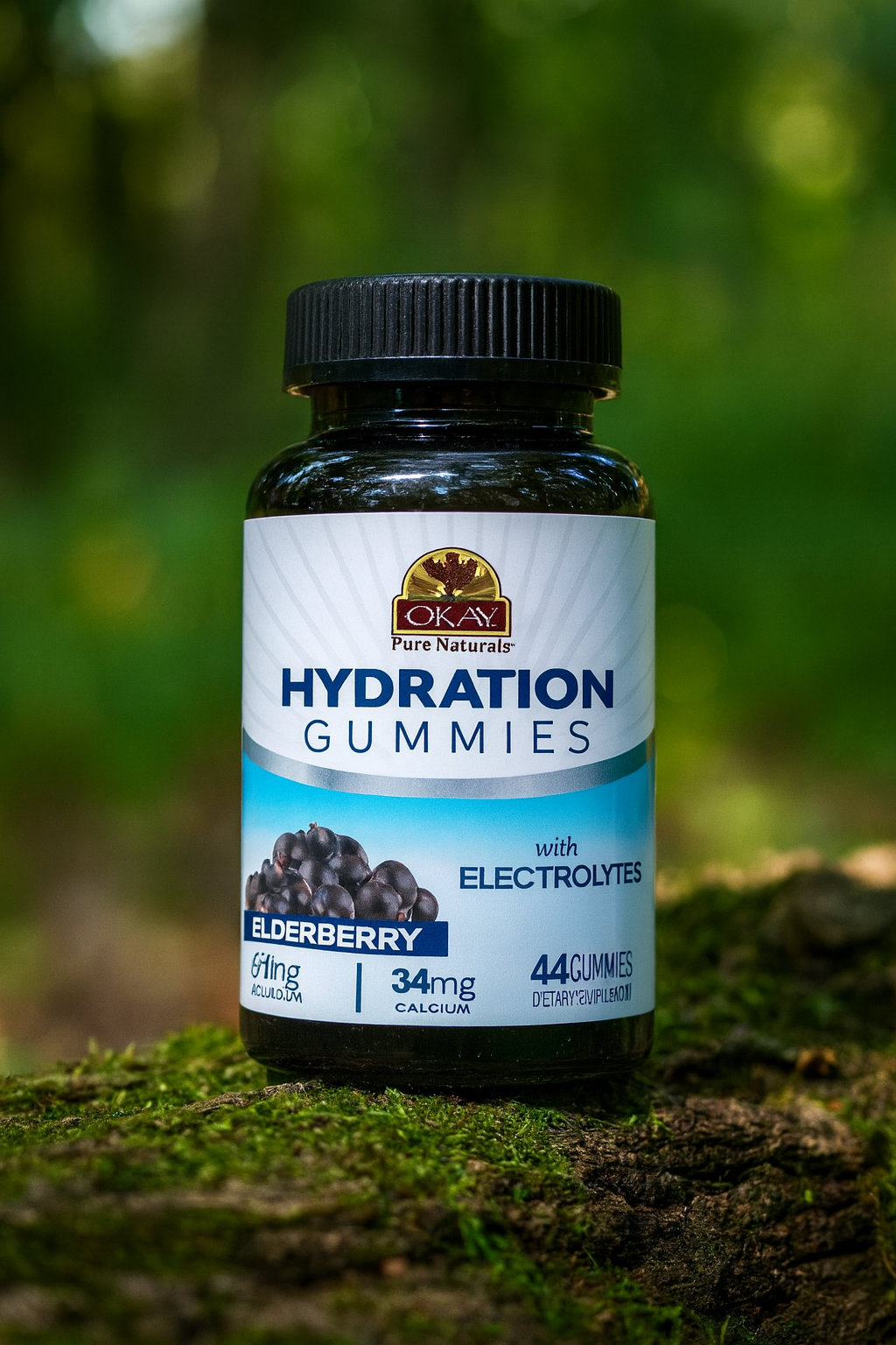 Elderberry Hydration Gummies – Electrolyte Balance & Recovery Aid 