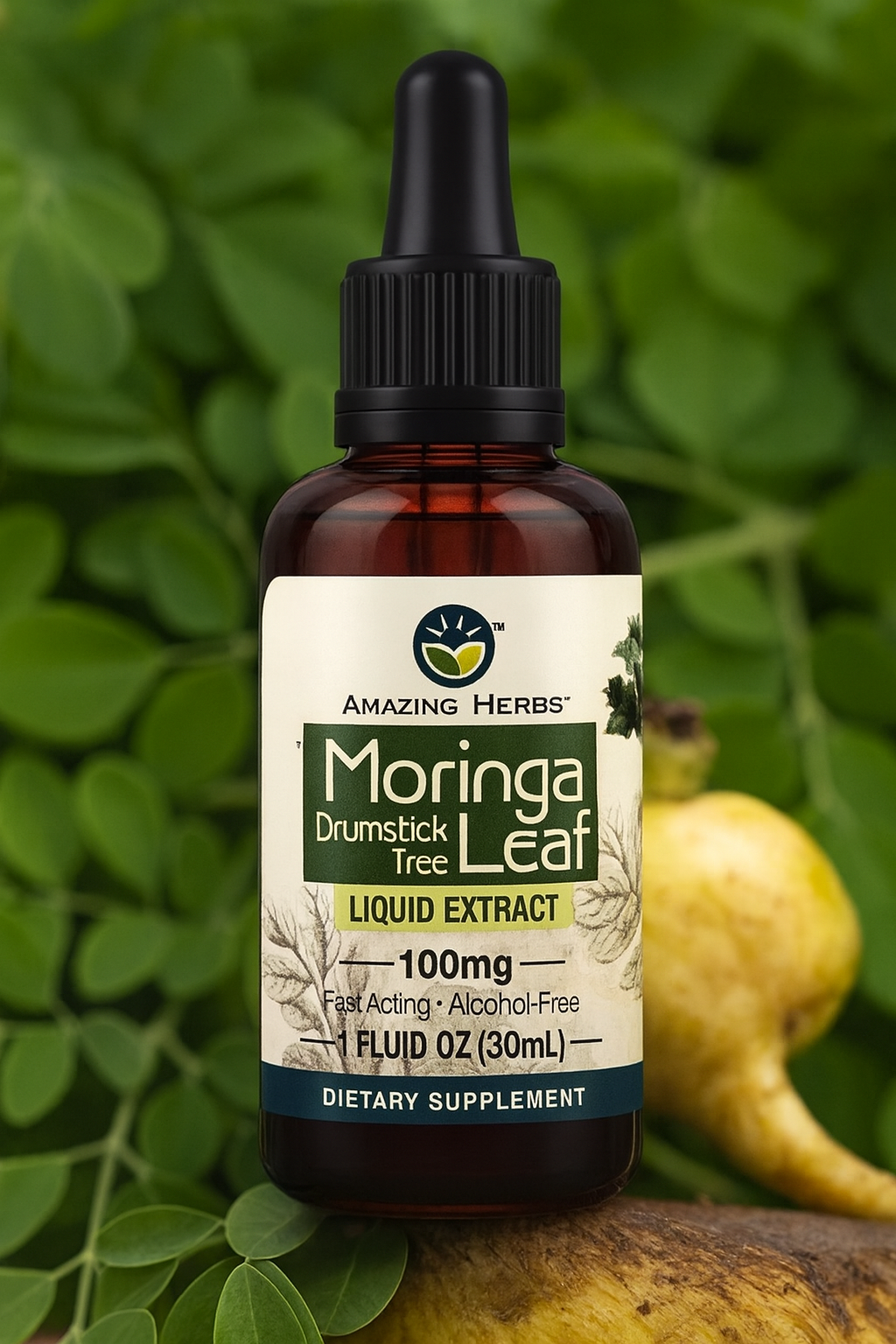 Deep Dive Review: Amazing Herbs Drumstick Tree (Moringa) Leaf Liquid Extract 1 oz