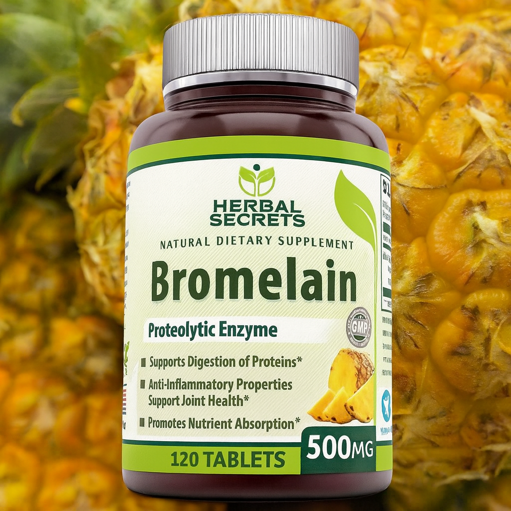 Herbal Secrets Bromelain 500 mg (120 Tablets) — Comprehensive Review & Insights