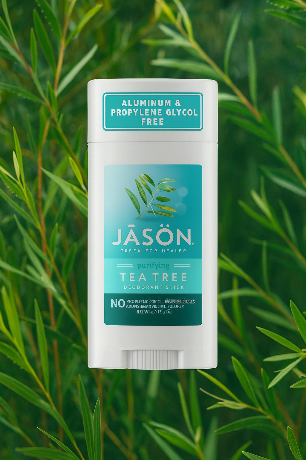 JĀSÖN® Purifying Tea Tree Deodorant Review (2.5 oz) – No Baking Soda, Vegan & Aluminum-Free