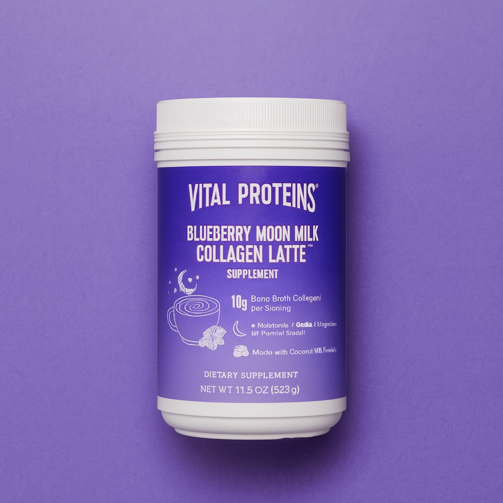 Vital Proteins Blueberry Moon Milk Collagen Latte Review — A Soothing Nighttime Collagen Ritual