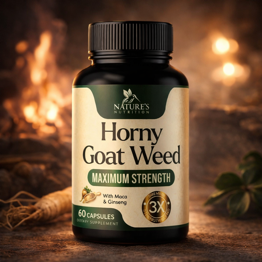 Nature’s Nutrition Horny Goat Weed 60 Capsules – Complete Review & Benefits Guide
