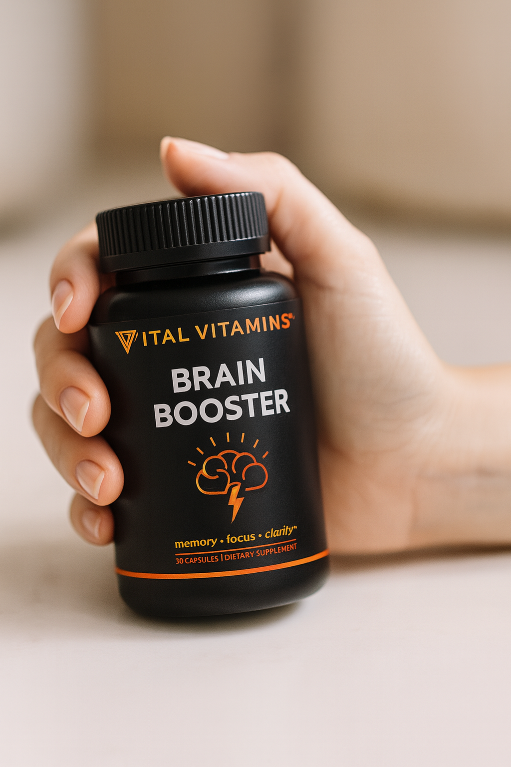 Vital Vitamins Brain Booster Review — Natural Focus, Clarity & Memory Support Without Caffeine