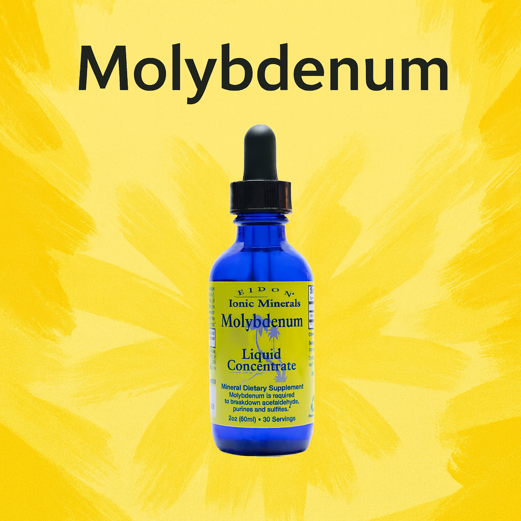 Eidon Ionic Minerals Molybdenum Liquid Concentrate Review: Detox & Sulfur Support in a 2oz Vegan Formula