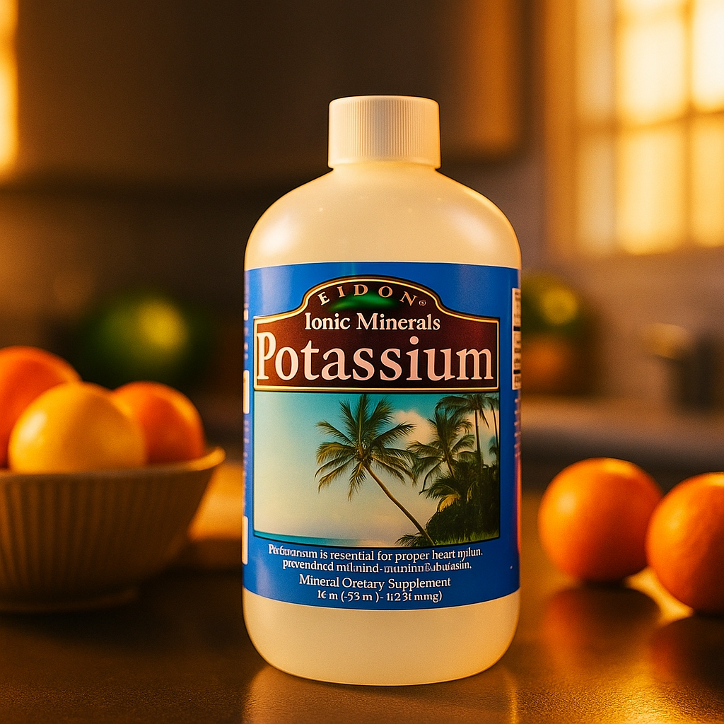 Eidon Potassium Dietary Mineral Supplement (18 oz) Review — Liquid Ionic Potassium Drops