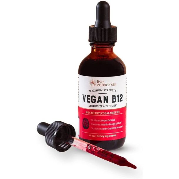 Live Conscious Vegan B12 5000mcg Liquid Drops Review — Boost Energy & Health