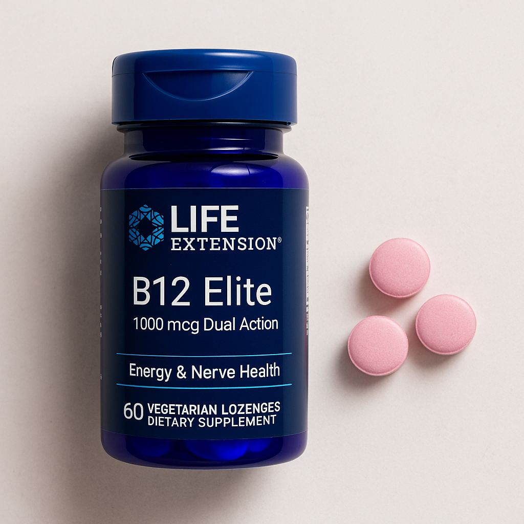 Boost Your Energy & Nerve Health with Life Extension B12 Elite