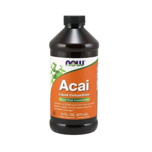 NOW Super Fruit Acai Liquid Concentrate 16 oz Review: Boost Immunity & Skin Health Naturally