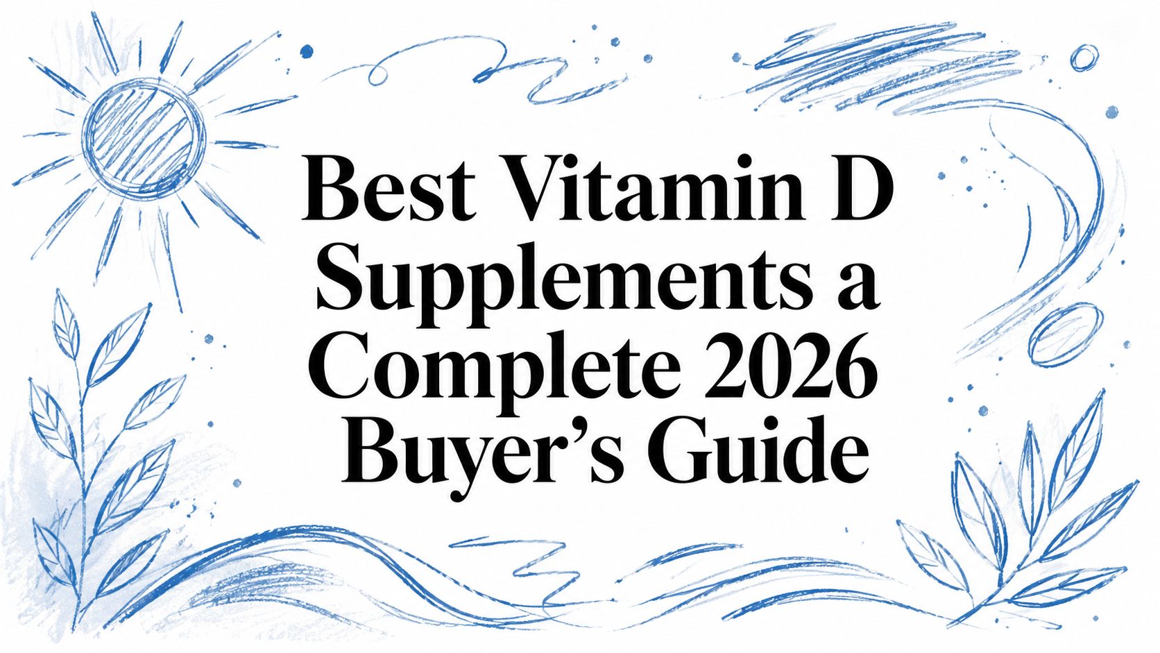 Best Vitamin D Supplements a Complete 2026 Buyer's Guide