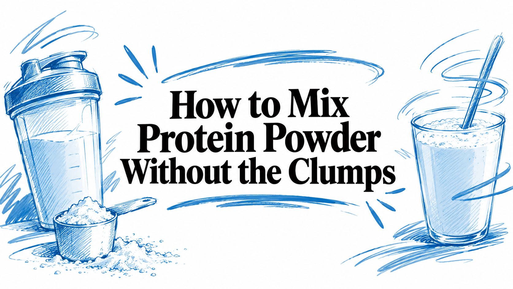 How to Mix Protein Powder Without the Clumps