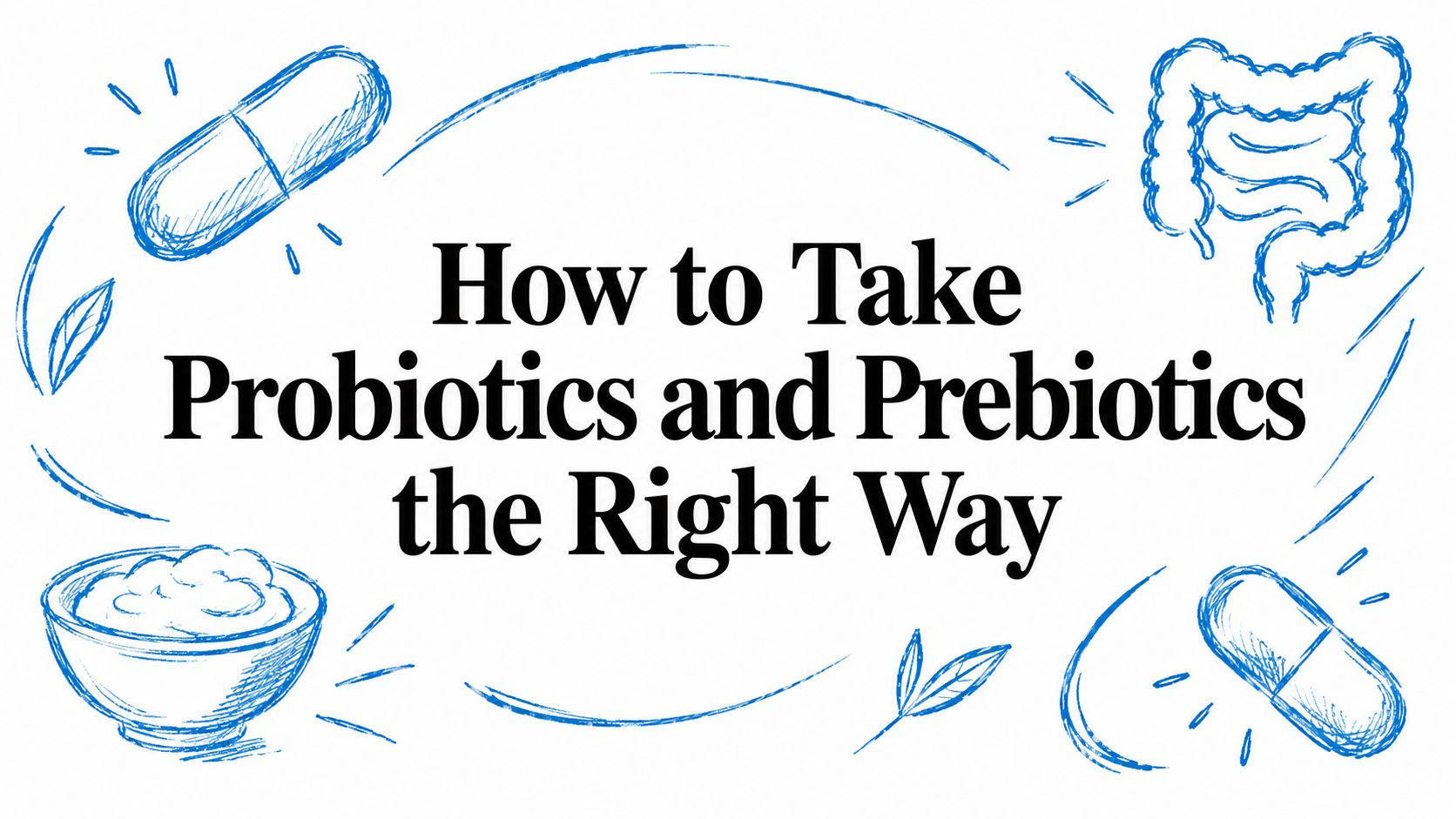 How to Take Probiotics and Prebiotics the Right Way