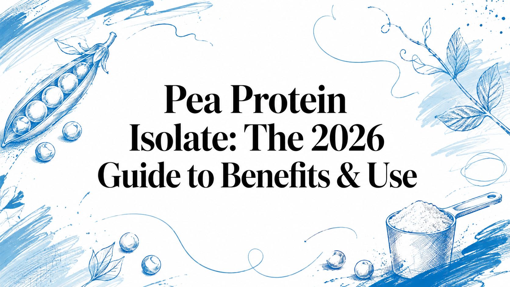 Pea Protein Isolate: The 2026 Guide to Benefits & Use