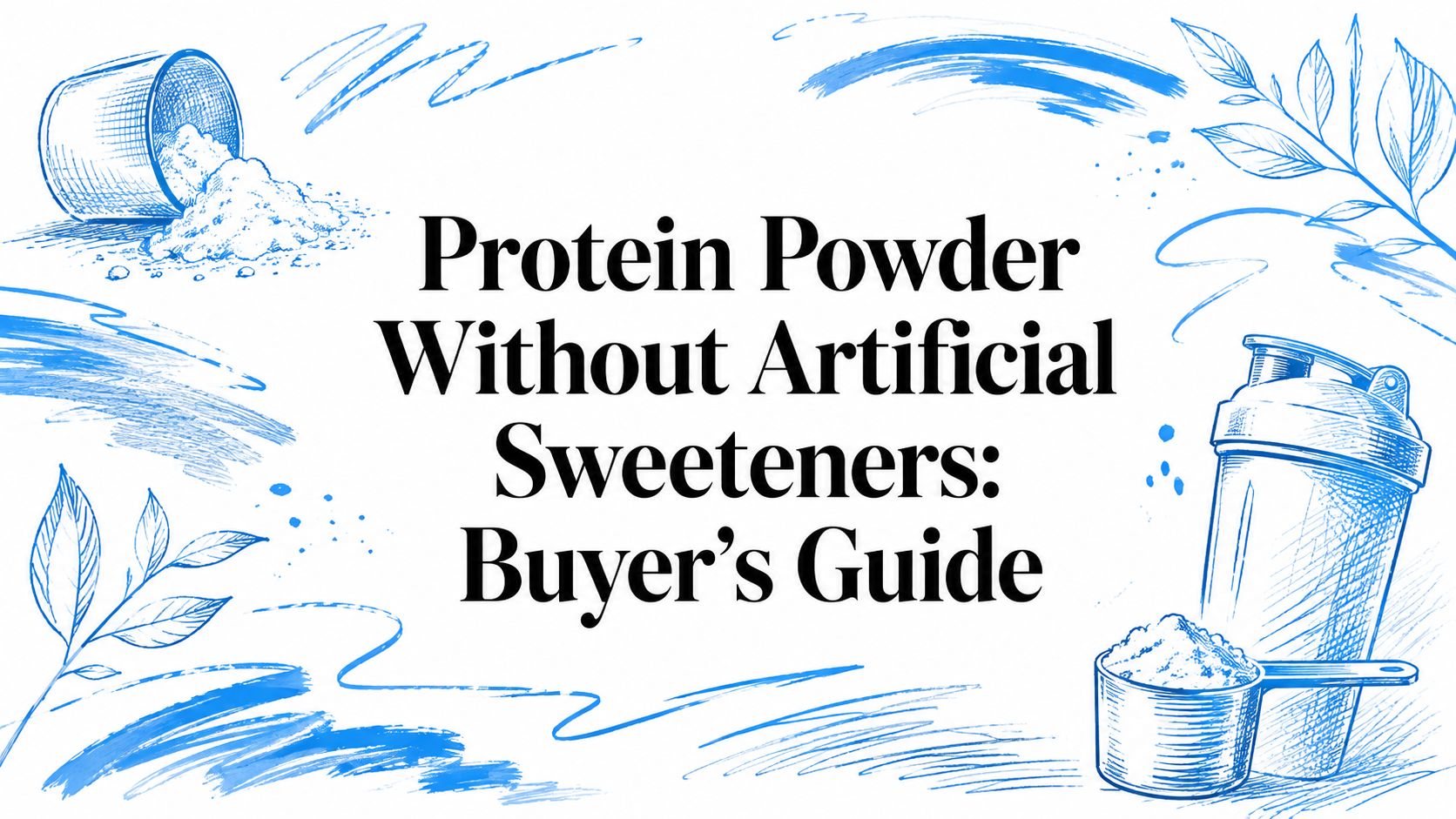 Protein Powder Without Artificial Sweeteners: Buyer's Guide