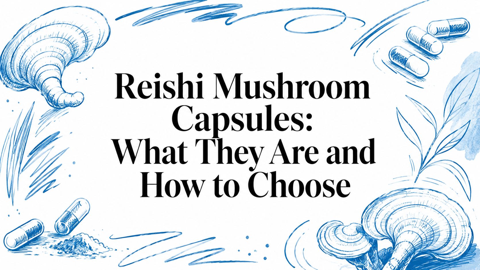 Reishi Mushroom Capsules: What They Are and How to Choose
