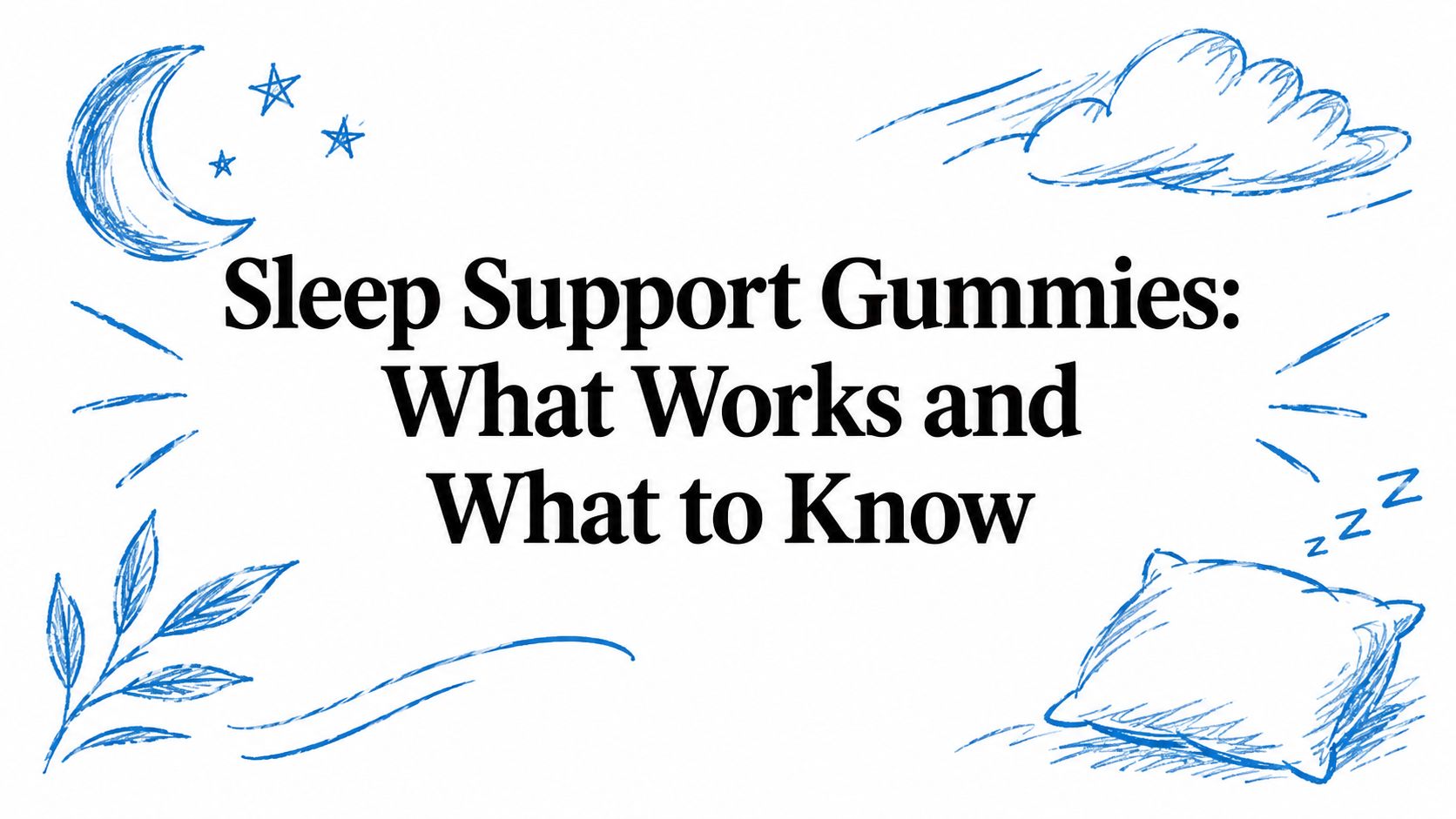 Sleep Support Gummies: What Works and What to Know