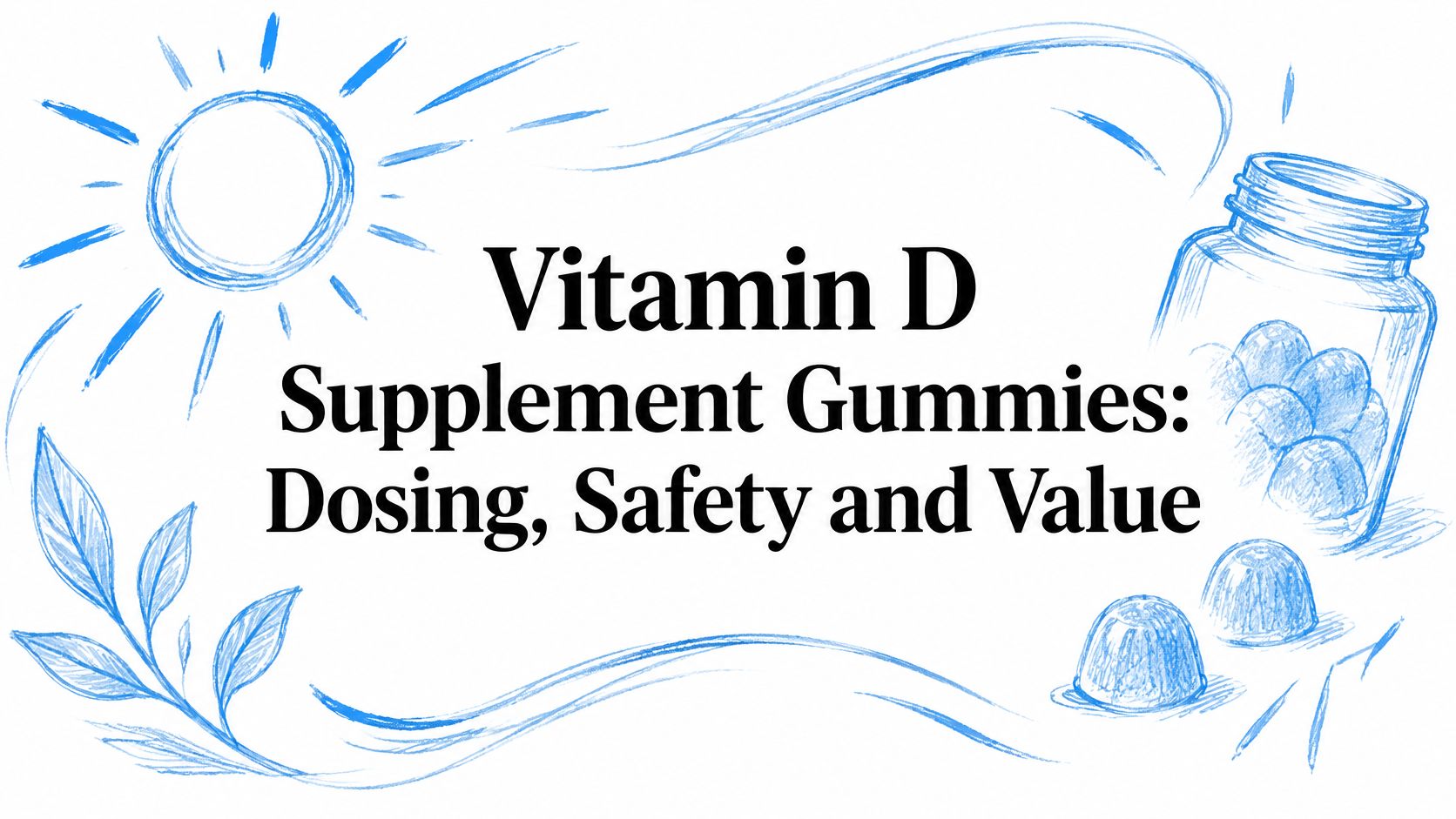 Vitamin D Supplement Gummies: Dosing, Safety and Value