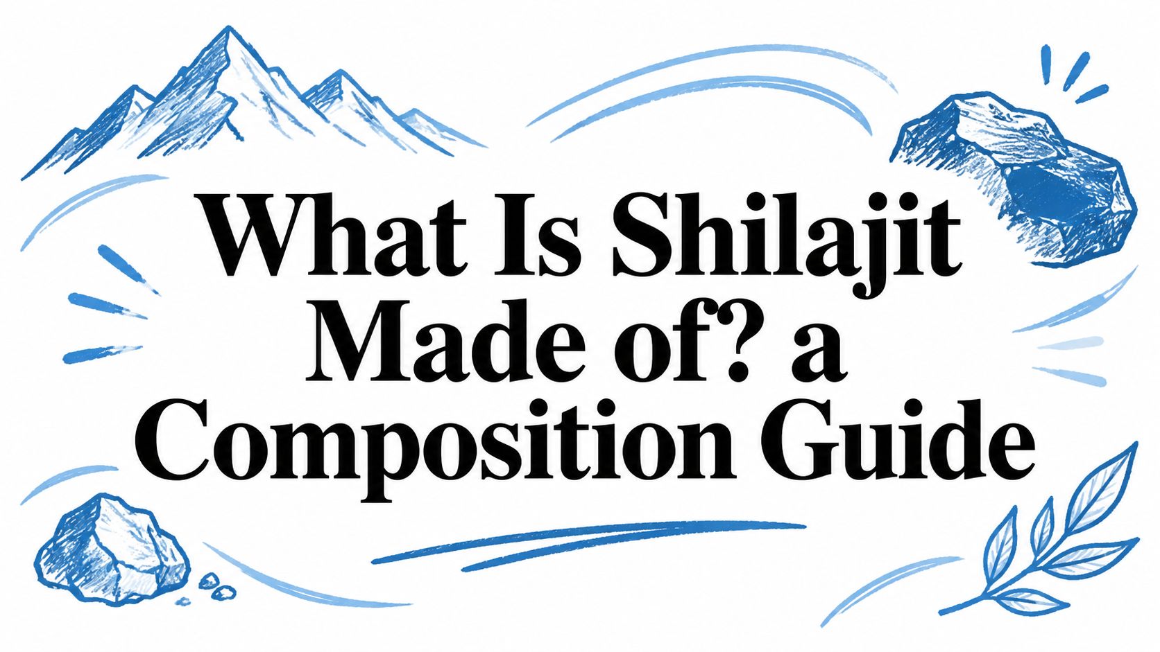 What Is Shilajit Made of? a Composition Guide